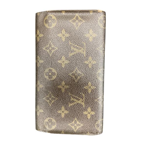 Vintage Louis Vuitton Wallet Women’s One Size Monogram M11911 Porte Tresor Brown - Picture 2 of 8